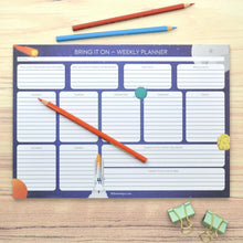 Load image into Gallery viewer, Boys under 8 weekly planner