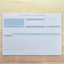 Load image into Gallery viewer, Habit tracker blue