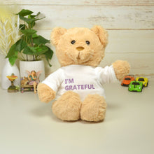 Load image into Gallery viewer, Kids grateful teddy on display