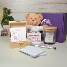 Load image into Gallery viewer, Ulimate Mindset Bundle with girls lunchbox cards and girls quote cards on display
