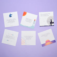 Load image into Gallery viewer, Tween and teen boys quote cards spread out