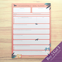 Load image into Gallery viewer, I'm Unstoppable Goal Planner for girls over 8