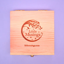 Load image into Gallery viewer, Quote card timber box closed