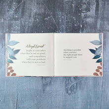 Load image into Gallery viewer, The gift of friendship book inside pages